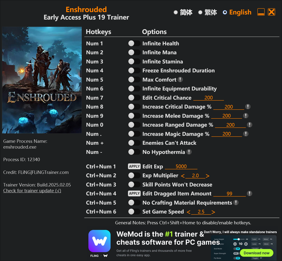 Enshrouded - TrainerDownload.com