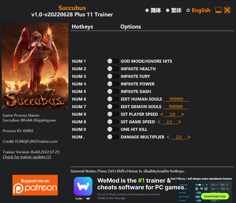 Succubus Trainer - TrainerDownload.com