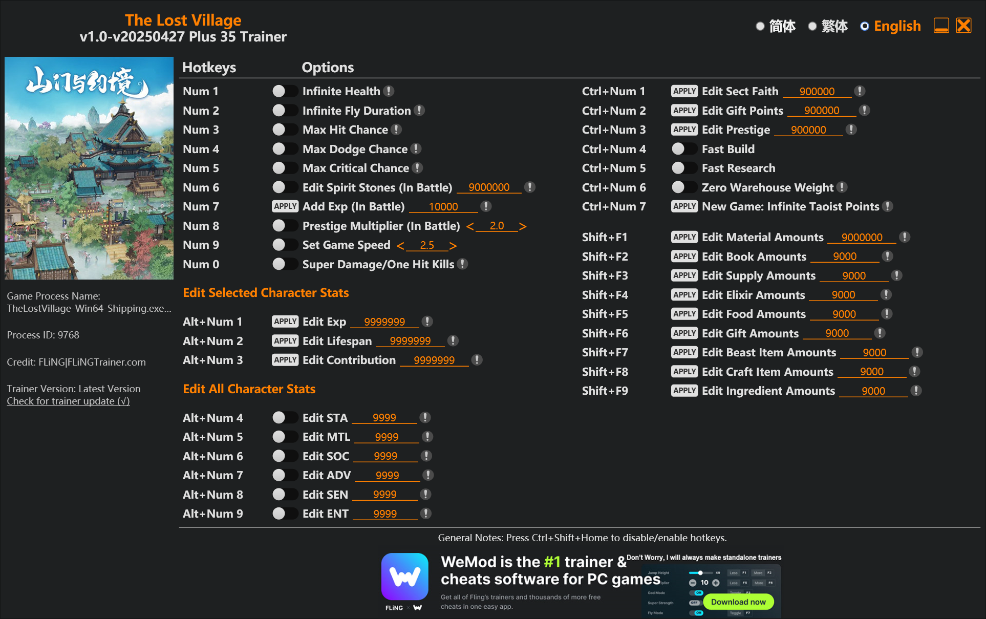 The Lost Village Trainer - TrainerDownload.com