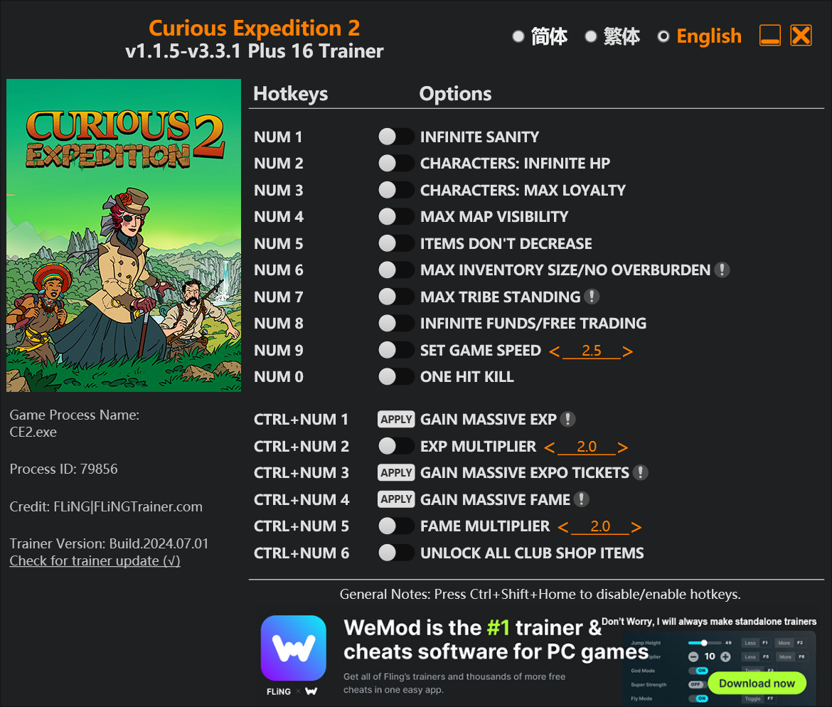 Curious Expedition 2 Trainer - TrainerDownload.com