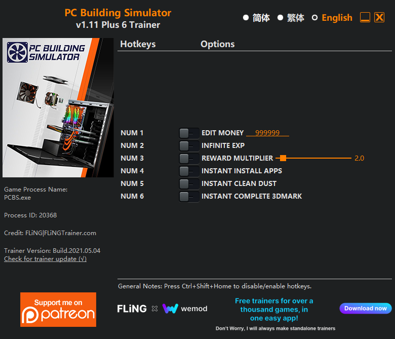 PC Building Simulator Trainer - TrainerDownload.com