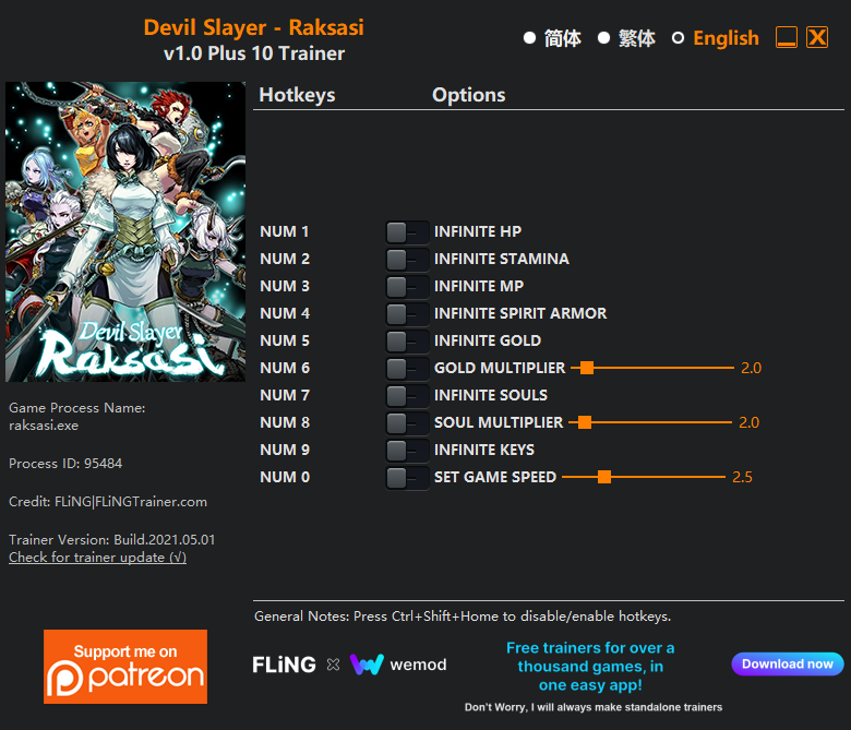 Devil Slayer – Raksasi Trainer - TrainerDownload.com