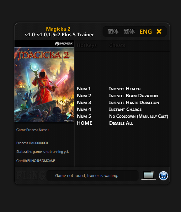 Magicka 2 Trainer - TrainerDownload.com
