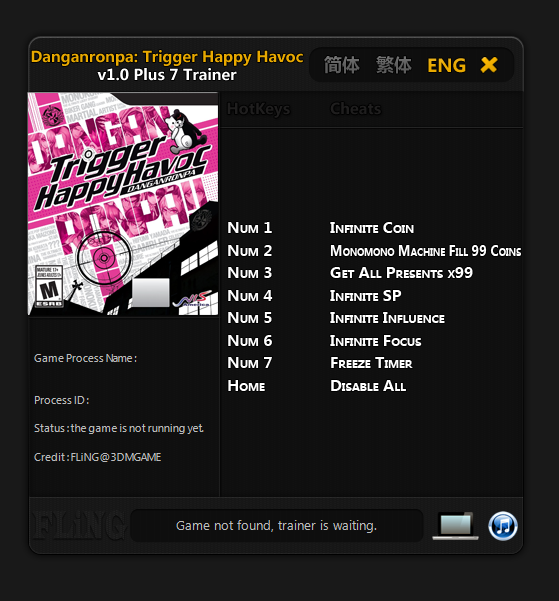 Danganronpa Trigger Happy Havoc trainer - TrainerDownload.com