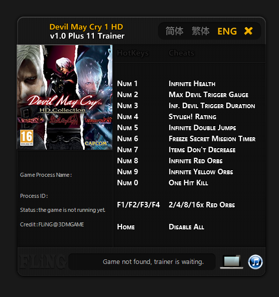 Devil May Cry 1 Trainer - TrainerDownload.com