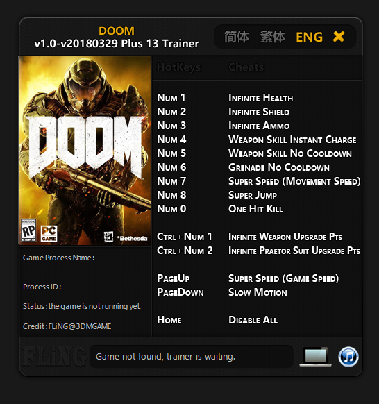 DOOM Trainer - TrainerDownload.com