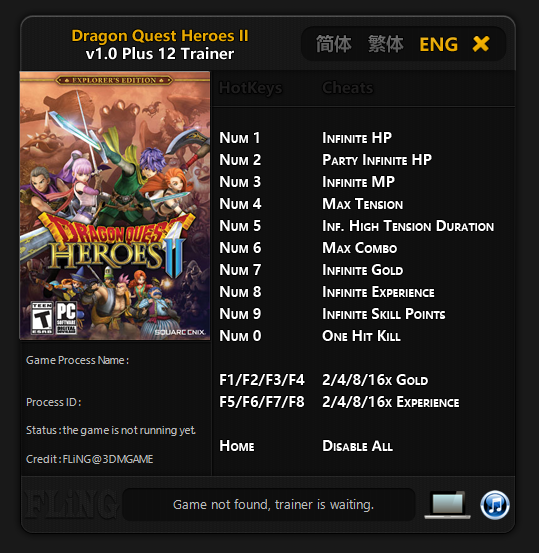 Dragon Quest Heroes II Trainer - TrainerDownload.com