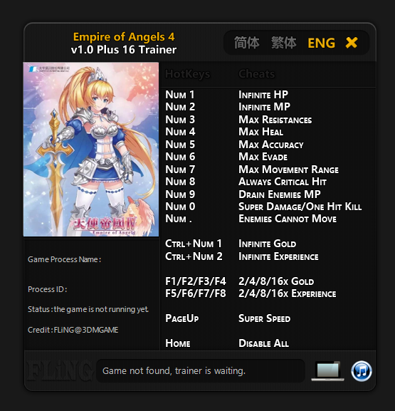 Empire of Angels 4 Trainer - TrainerDownload.com