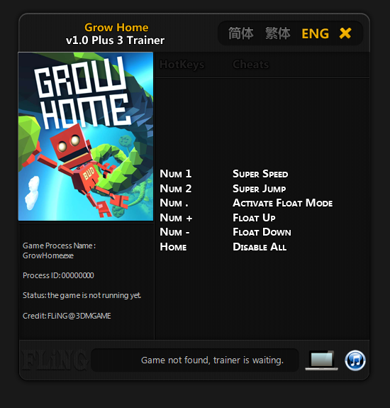 Grow Home Trainer - TrainerDownload.com